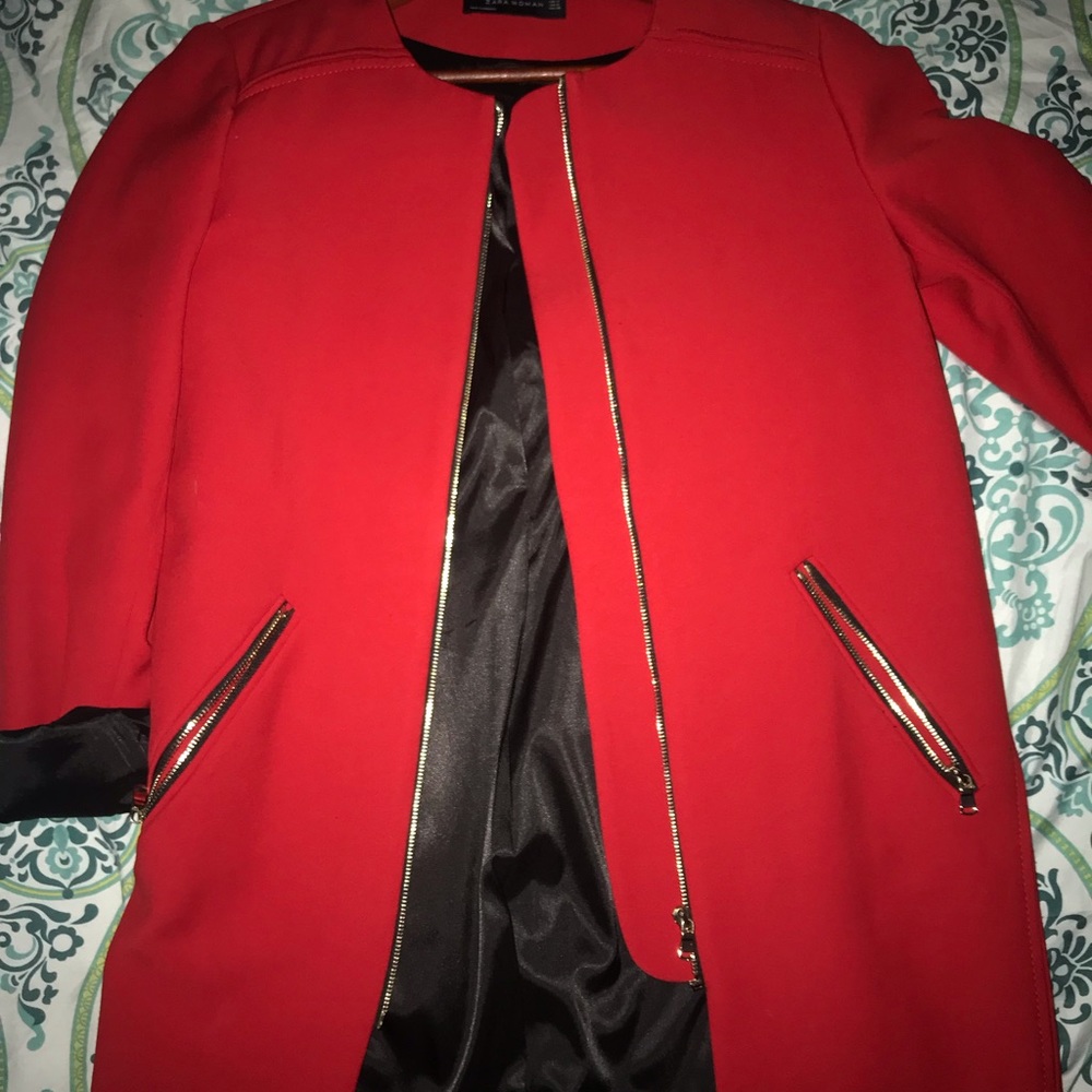 Zara Red Coat